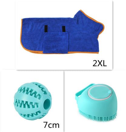 Silicone Dog Bath Massage Gloves Brush Pet Cat Bathroom Cleaning Tool Comb Brush For Dog Can Pour Shampoo